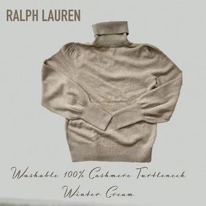 Lauren Ralph Lauren
Washable Cashmere Turtleneck Sweater - 100% Exclusive